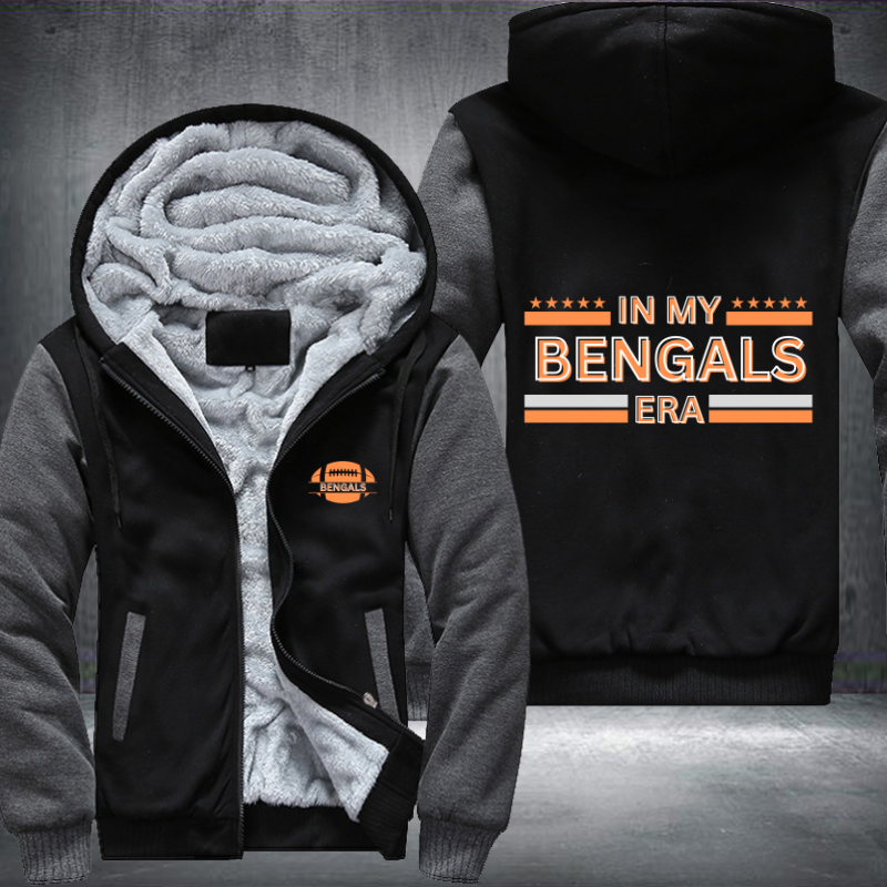 In My Football Era Game Day Bengals Fleece Hoodies Jacket