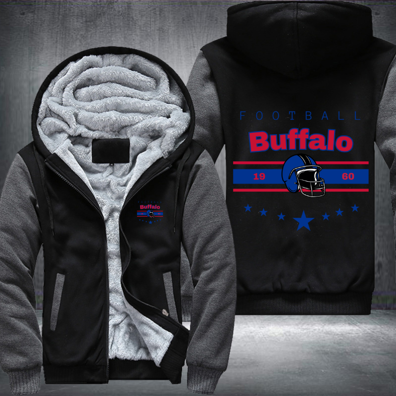 Vintage Football Buffalo 1960 Fleece Hoodies Jacket