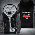 Grandpa Says I'm A Falcons Fan Fleece Hoodies Jacket