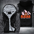 Alaska Is My City Fleece Hoodies Jacket