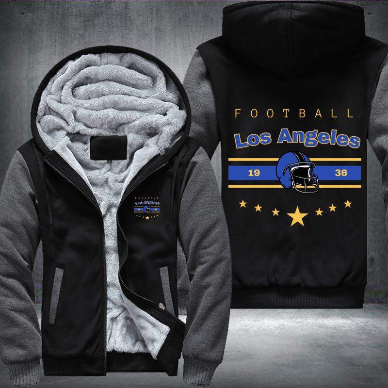 Vintage Football Los Angeles 1936 Fleece Hoodies Jacket