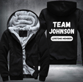 Team JOHNSON Lifetime Member Family Fleece Hoodies Jacket