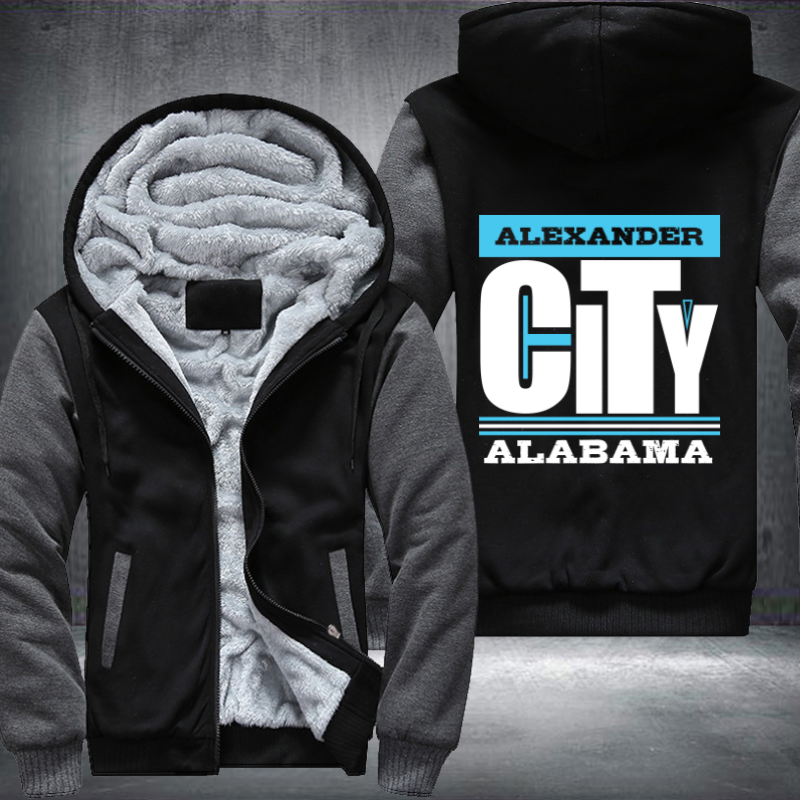 Alexander City Alabama Fleece Hoodies Jacket
