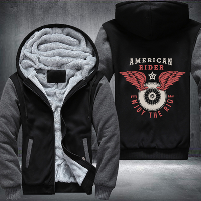 American Rider Enjoy The Ride Fleece Hoodies Jacket