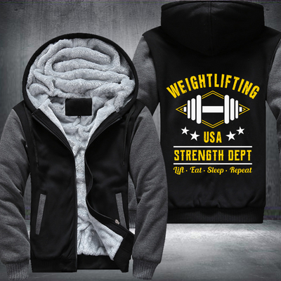 Weightlifting USA Strength Dept Fleece Hoodies Jacket