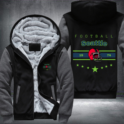 Vintage Football Seattle 1974 Fleece Hoodies Jacket