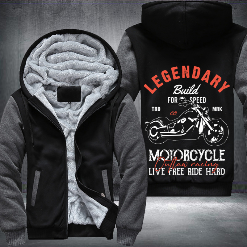 Legendary Build For Speed Fleece Hoodies Jacket