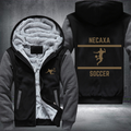 Mexico Soccer Lover Gold Necaxa Fleece Hoodies Jacket