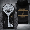 Mexico Soccer Lover Gold Monterrey Fleece Hoodies Jacket