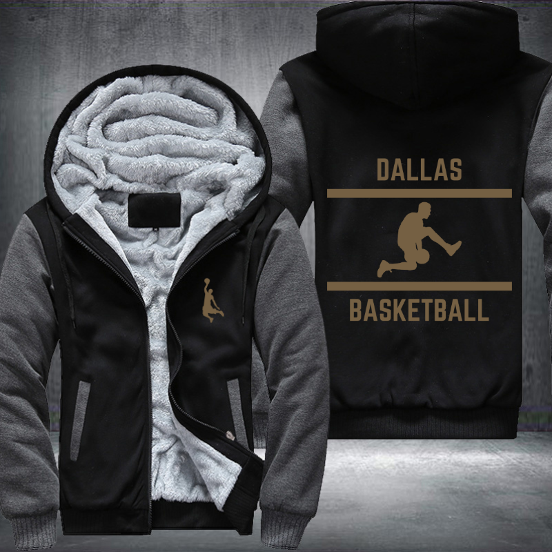 Basketball Lover City DALLAS Fleece Hoodies Jacket