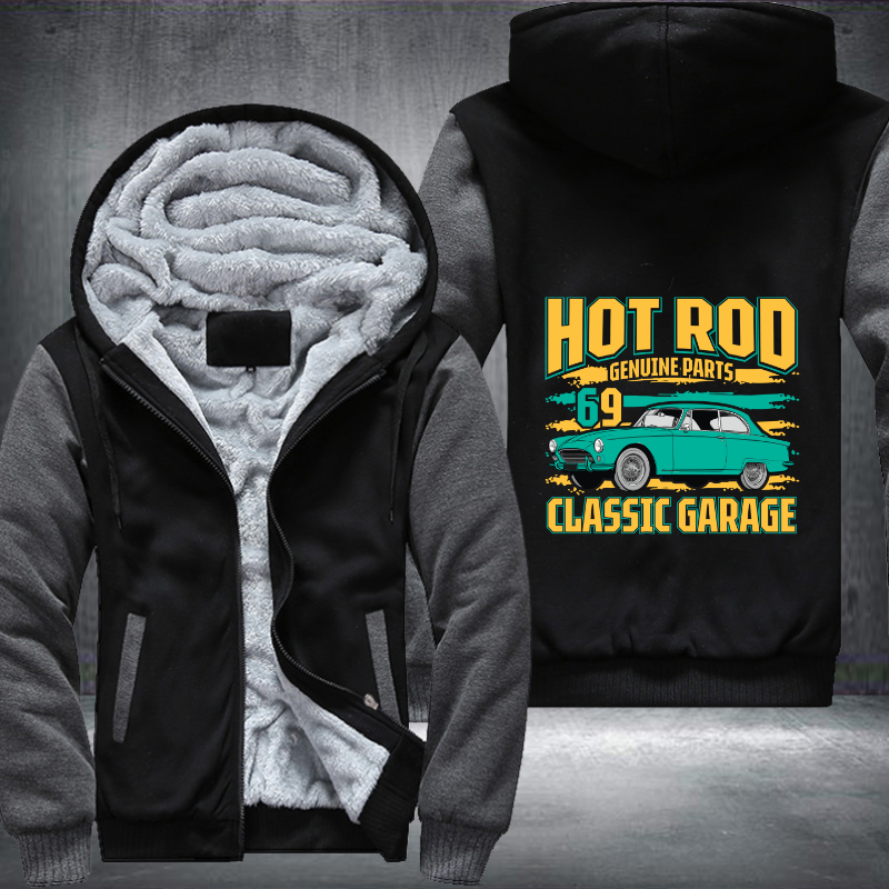 Hot rod genuine parts vintage Fleece Hoodies Jacket