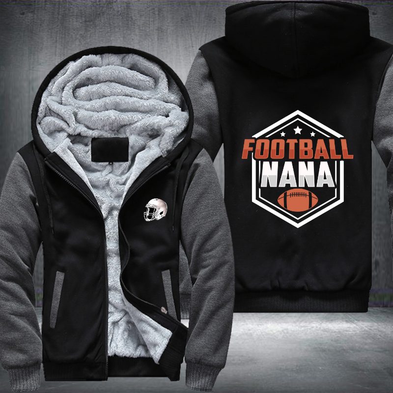 Football Nana Fleece Hoodies Jacket