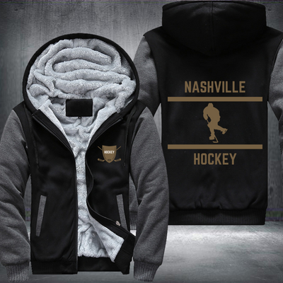 Hockey Lover City Nashville Fleece Hoodies Jacket