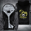 pug mama Fleece Hoodies Jacket