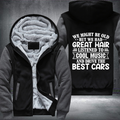 Listened To Cool Music And Drive The Cars Fleece Hoodies Jacket