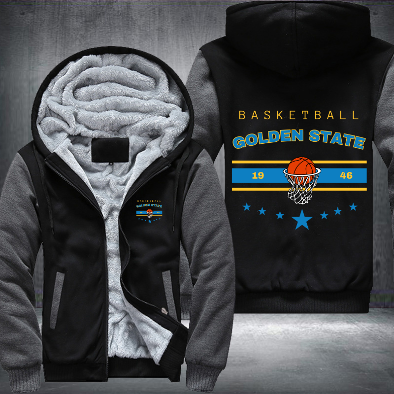 Vintage Basketball GOLDEN STATE 1946 Fleece Hoodies Jacket