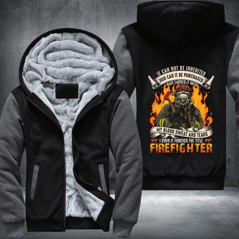 If can not be Inherited nor can it be purchased I have earned it with Fleece Hoodies Jacket