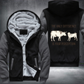 The Only Difference Is Your Perception Fleece Hoodies Jacket