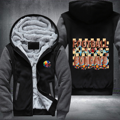Football Sundays Fleece Hoodies Jacket