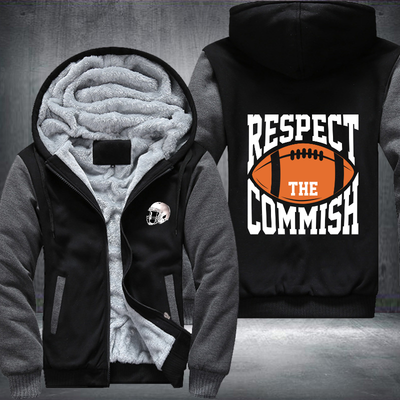 Respect The Commish Fleece Hoodies Jacket