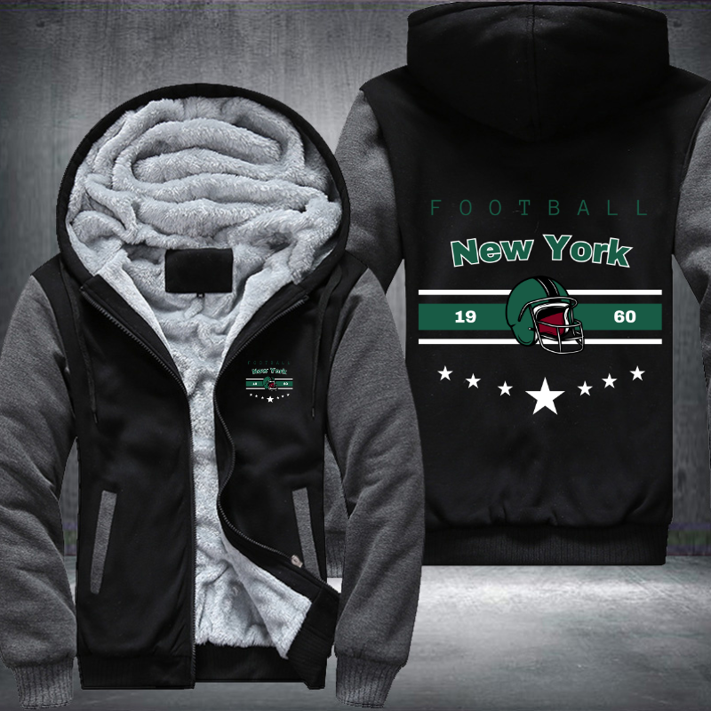 Vintage Football New York 1960 Fleece Hoodies Jacket