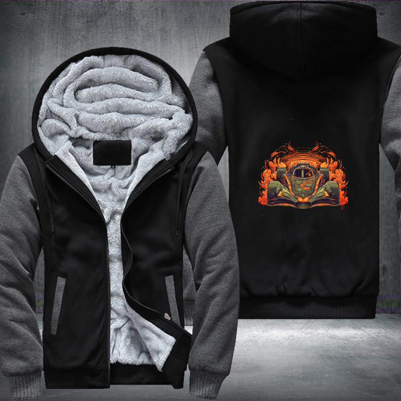 Racing towards victory with the Winsel Fleece Hoodies Jacket