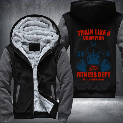 Train Like A Champion Fleece Hoodies Jacket