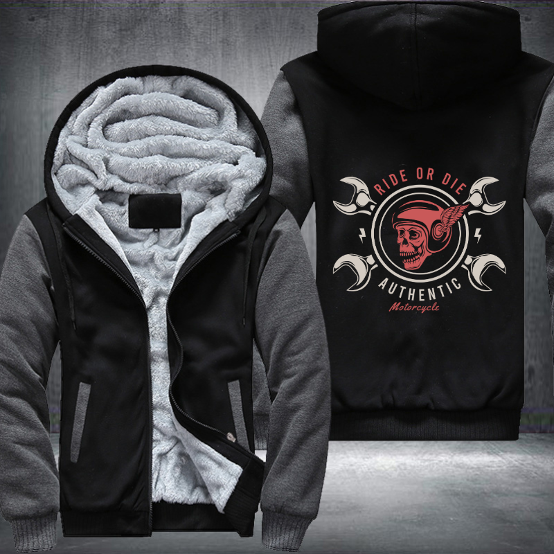Ride or Die Motorcycles Fleece Hoodies Jacket