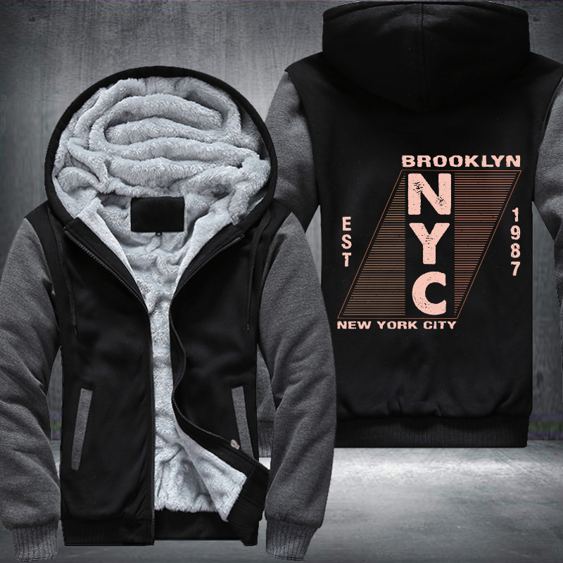 Brooklyn NYC Fleece Hoodies Jacket