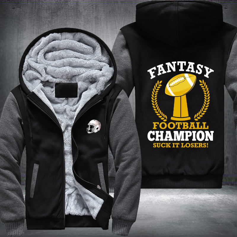 Fantasy Football Champion Fleece Hoodies Jacket