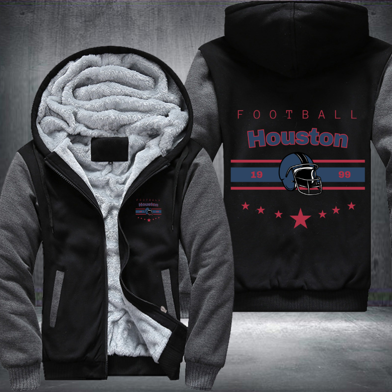 Vintage Football Houston 1999 Fleece Hoodies Jacket