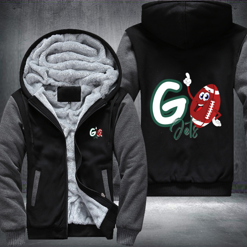 Go Jets Fleece Hoodies Jacket