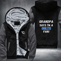 Grandpa Says I'm A Colts Fan Fleece Hoodies Jacket