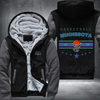 Vintage Basketball MINNESOTA 1989 Fleece Hoodies Jacket
