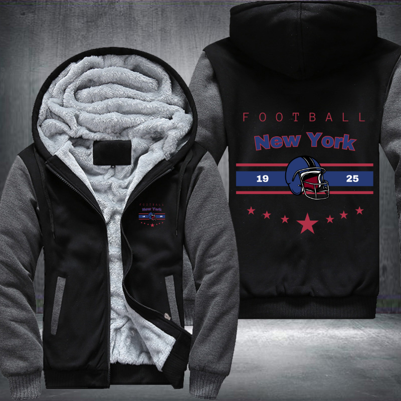 Vintage Football New York 1925 Fleece Hoodies Jacket