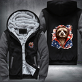 Animal Hiphop Graphic Funny Sloth Fleece Hoodies Jacket