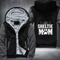 SHELTIE MOM Fleece Hoodies Jacket