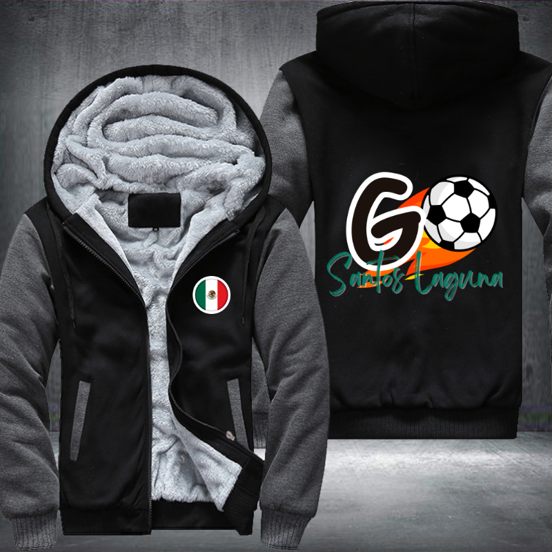 Soccer Go Santos Laguna Fleece Hoodies Jacket