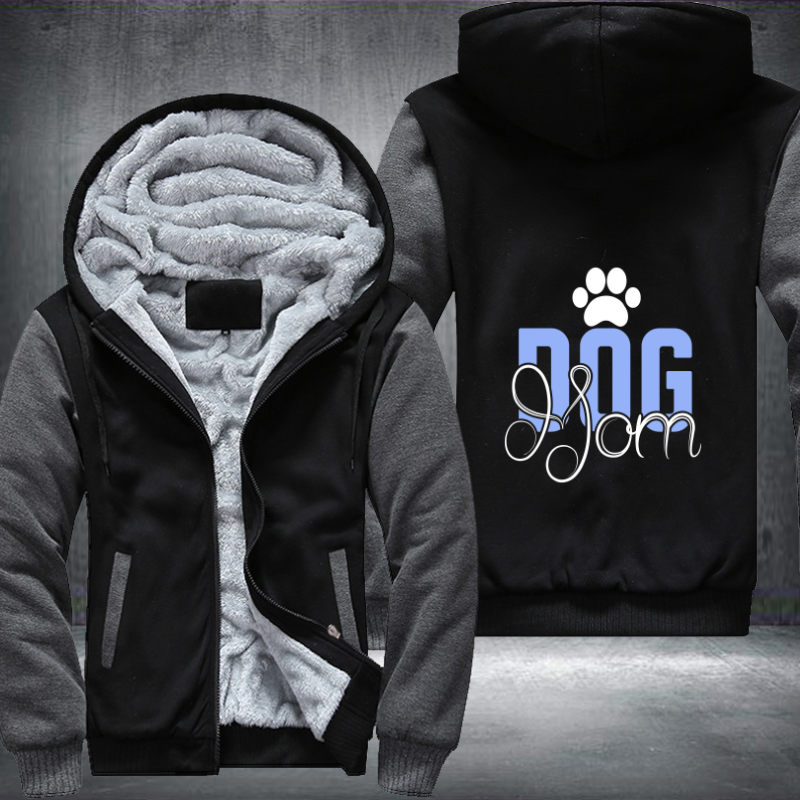 dog mom design Fleece Hoodies Jacket