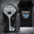 Grandpa Says I'm A Titans Fan Fleece Hoodies Jacket