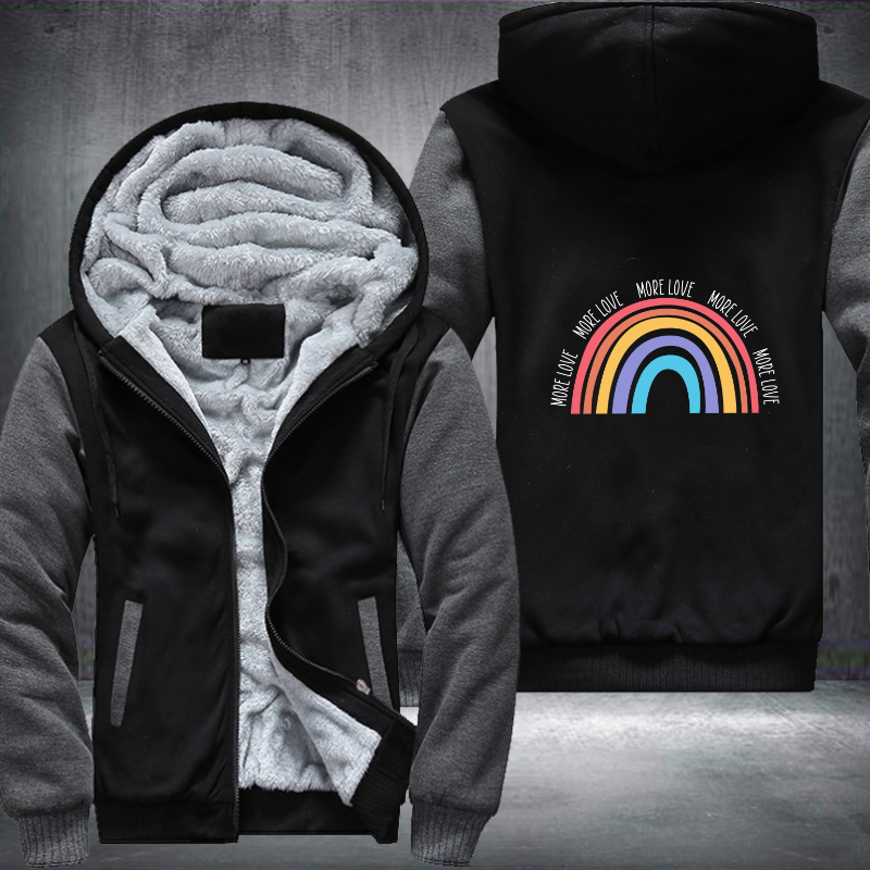 More Love Fleece Hoodies Jacket
