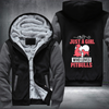 just a girl who loves pitbulls Fleece Hoodies Jacket