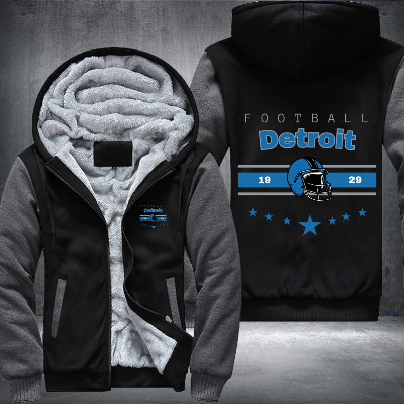 Vintage Football Detroit 1929 Fleece Hoodies Jacket