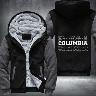 Patriotic USA State Columbia Fleece Hoodies Jacket