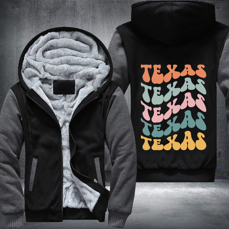 Texas Fleece Hoodies Jacket
