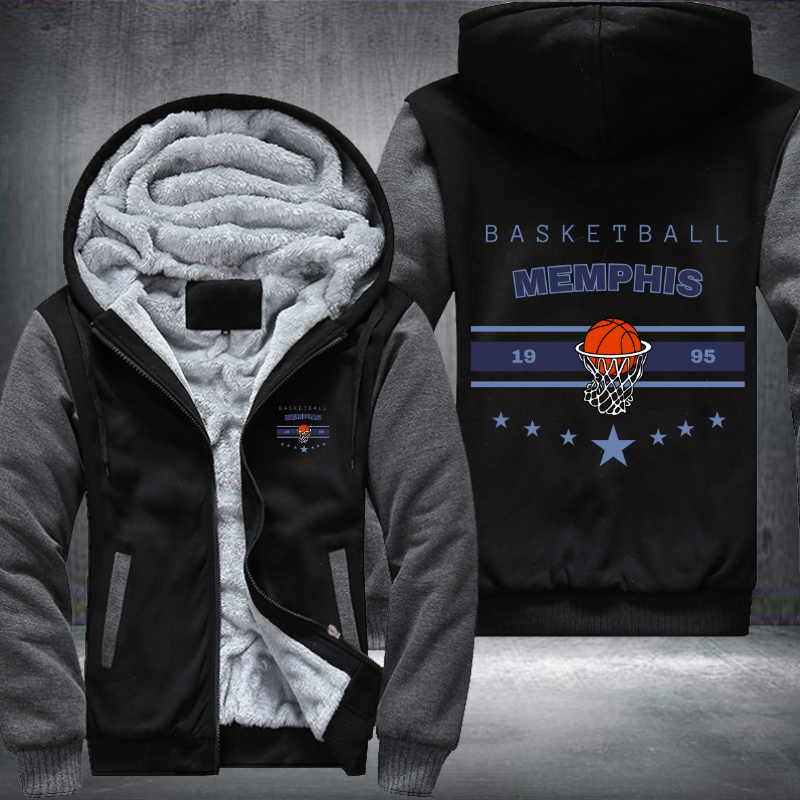 Vintage Basketball MEMPHIS 1995 Fleece Hoodies Jacket