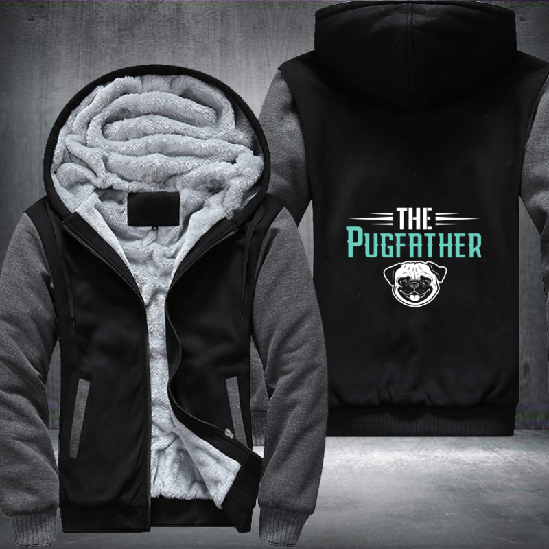 THE PUGFATHER Fleece Hoodies Jacket