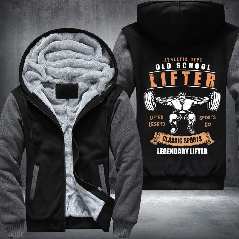 Athletic Dept Old School Lifter Fleece Hoodies Jacket