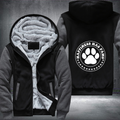 happiness has paws Fleece Hoodies Jacket