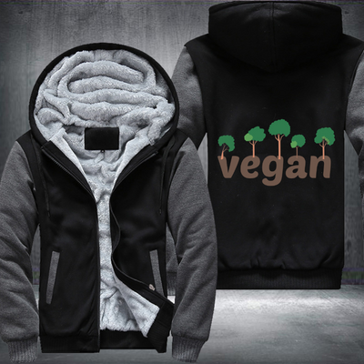 Vegan Fleece Hoodies Jacket